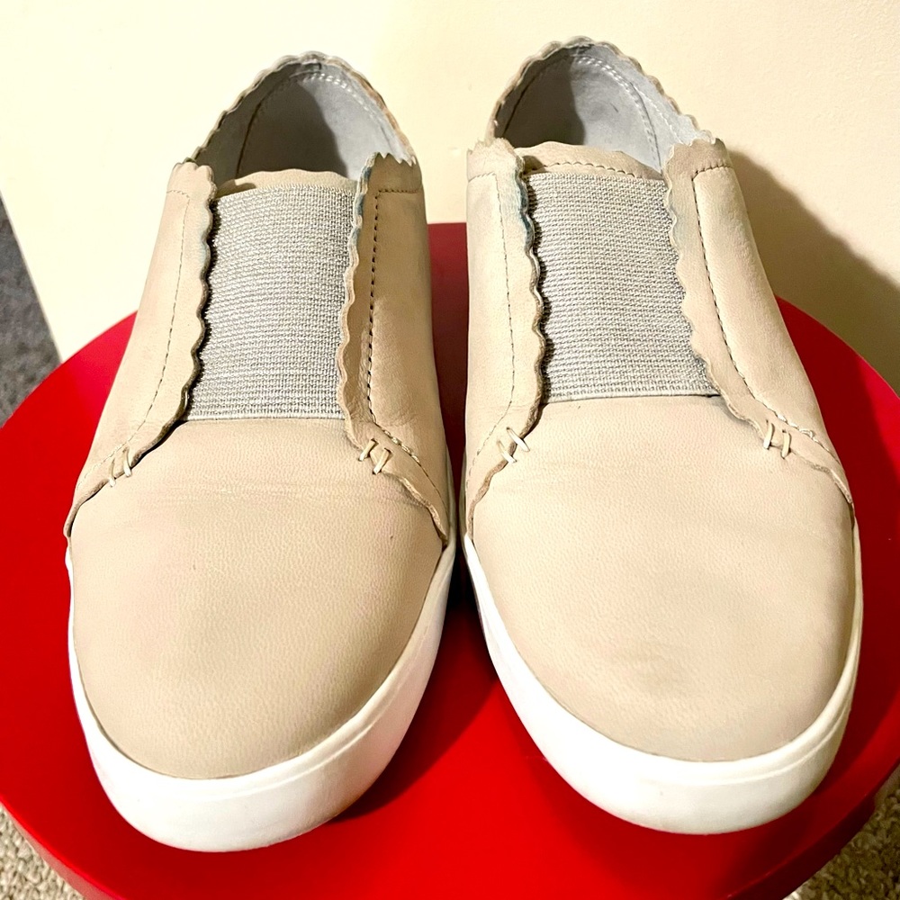 Cole Haan Women's Cream Slip-On Sneakers - Picture 2 of 3